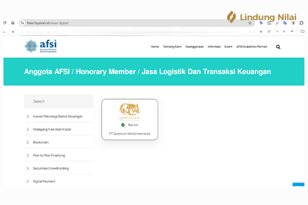 Quantum Metal terdaftar sebagai anggota AFSI lindung nilai